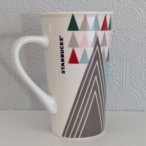 Starbucks Holiday tall mug - Minimalist trees illustration - 18 oz